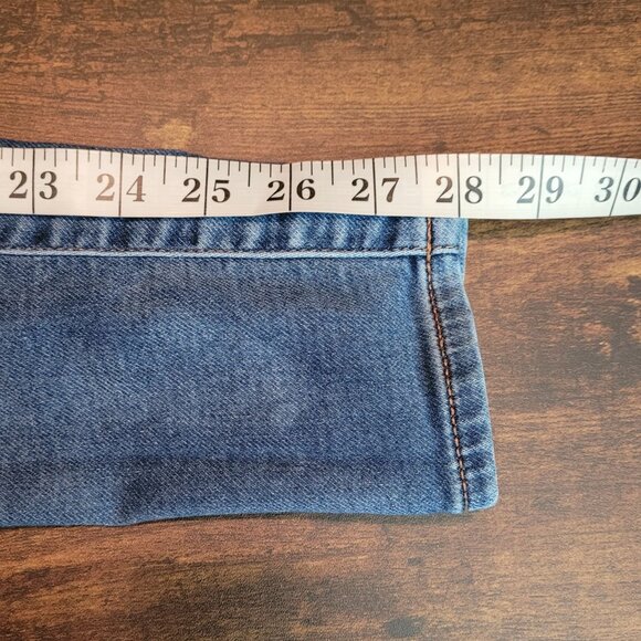 American Eagle Jeans 2 R Super Stretch Low Rise Jegging Ripped - Picture 11 of 13